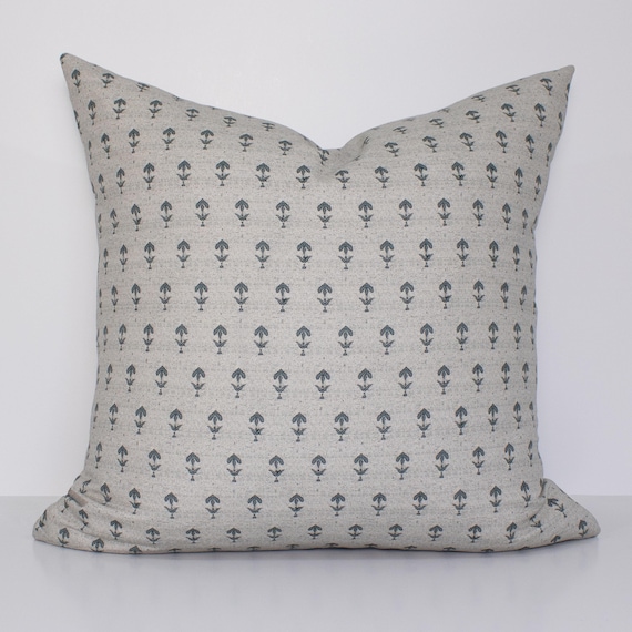 Ginger Pillow Cover in Slate
