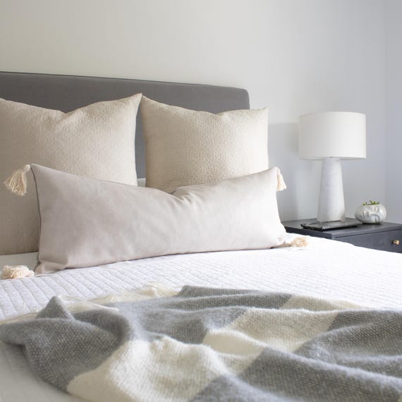 Cream Tassel - Extra Long Lumbar