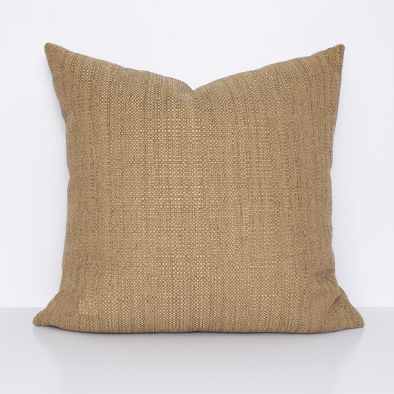 Tweed Pillow Cover in Dijon