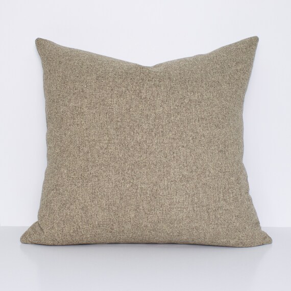 Solid Pillow Cover in Brownstone