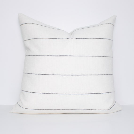 Broad Stripe Pillow Cover in Tuxedo