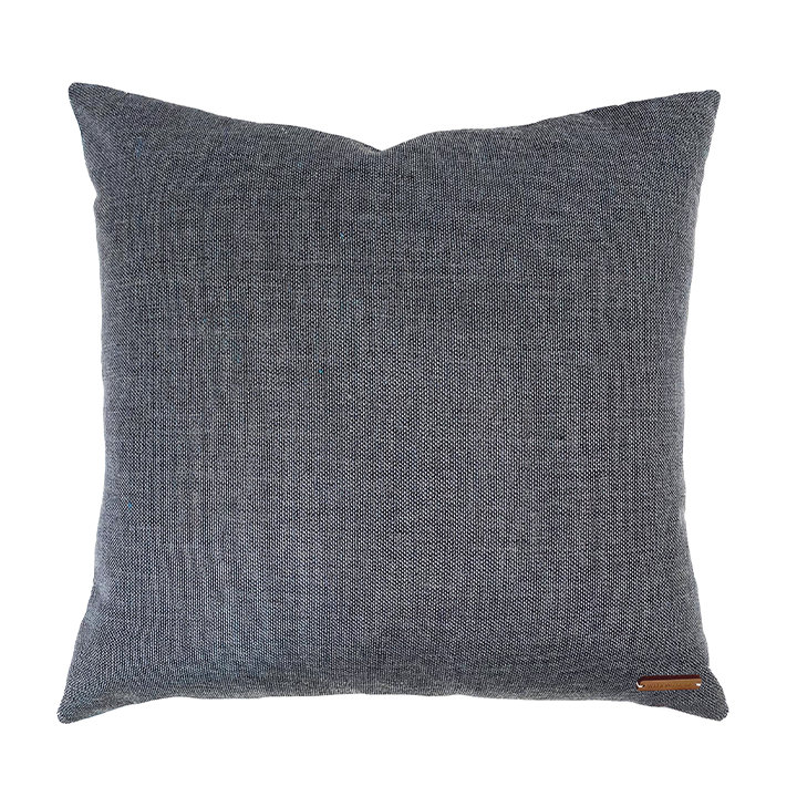 Indigo Blue Velvet and Linen Pillow Cover Royal Blue Pillow Etsy