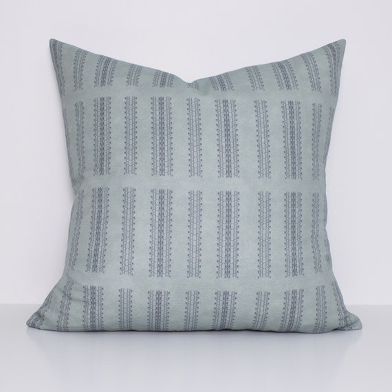 Blueprint Pillow Cover in Slate