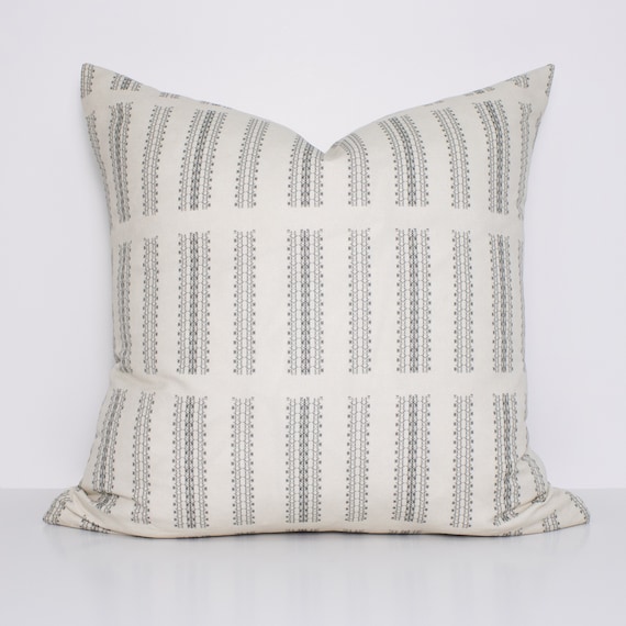 Blueprint Pillow Cover in Oatmeal