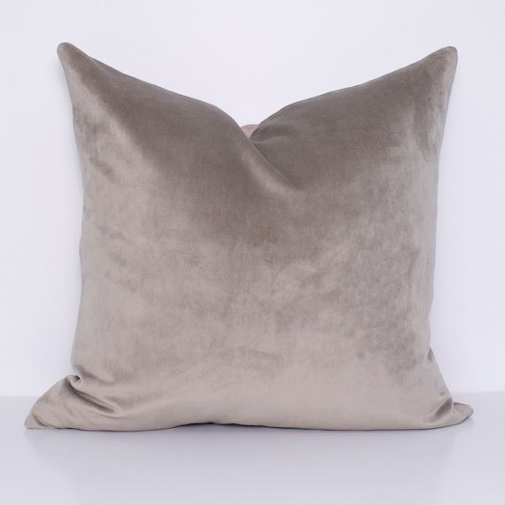 Velvet Pillow Cover in Dusty Rose