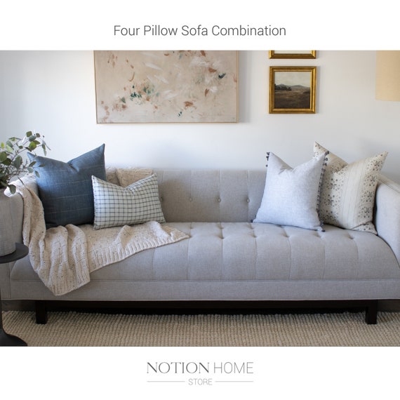 Four Pillow Sofa Combination