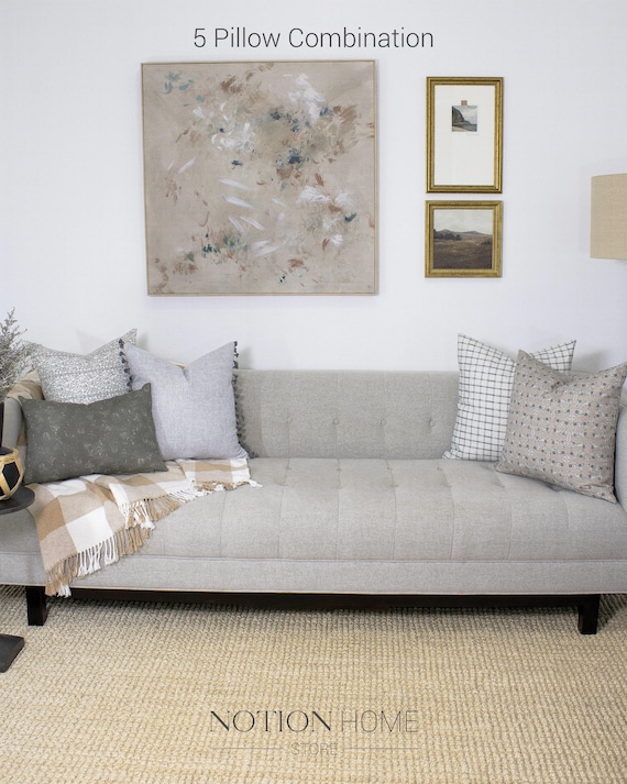 Five Pillow Sofa Combination