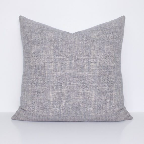Solid Linen Pillow Cover in Monsoon