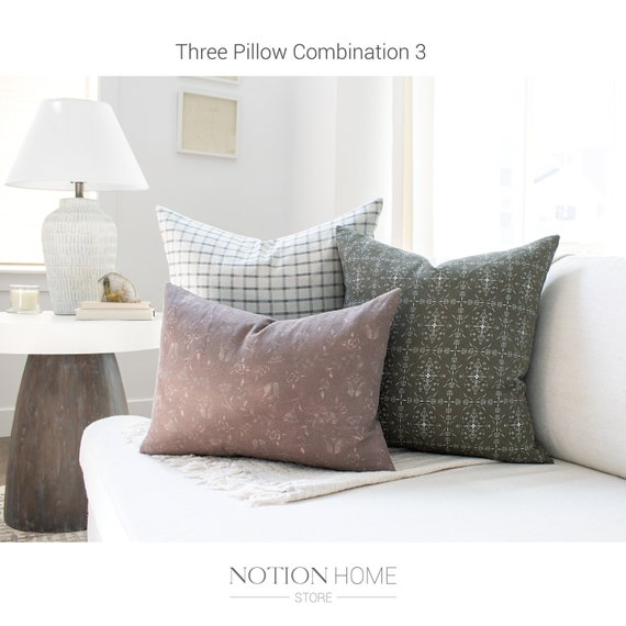 Three Pillow Sofa Set