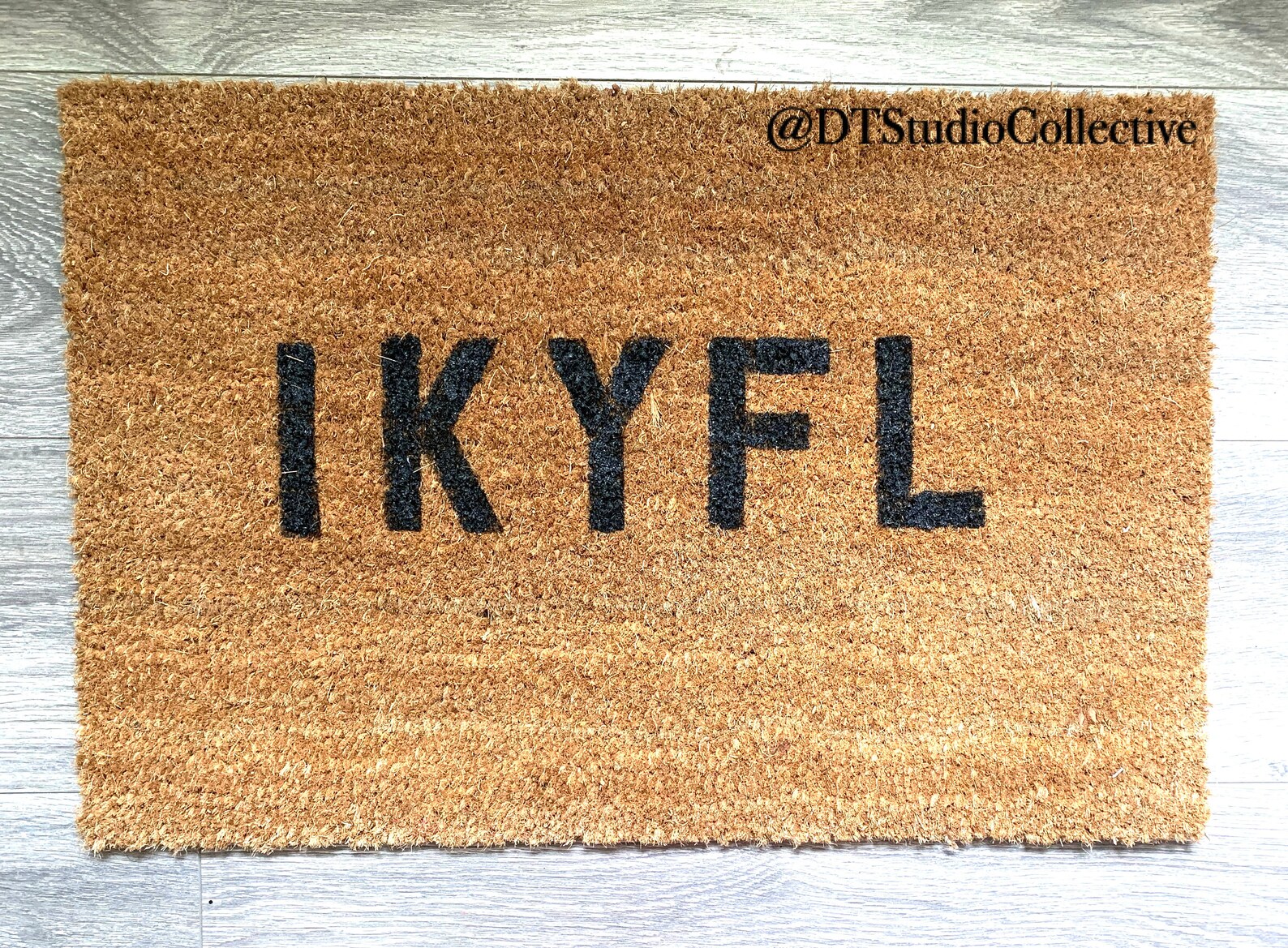 Personalized IKYFL doormat Etsy
