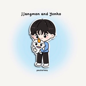 JJangmon & Yunho (ATEEZ) Sticker