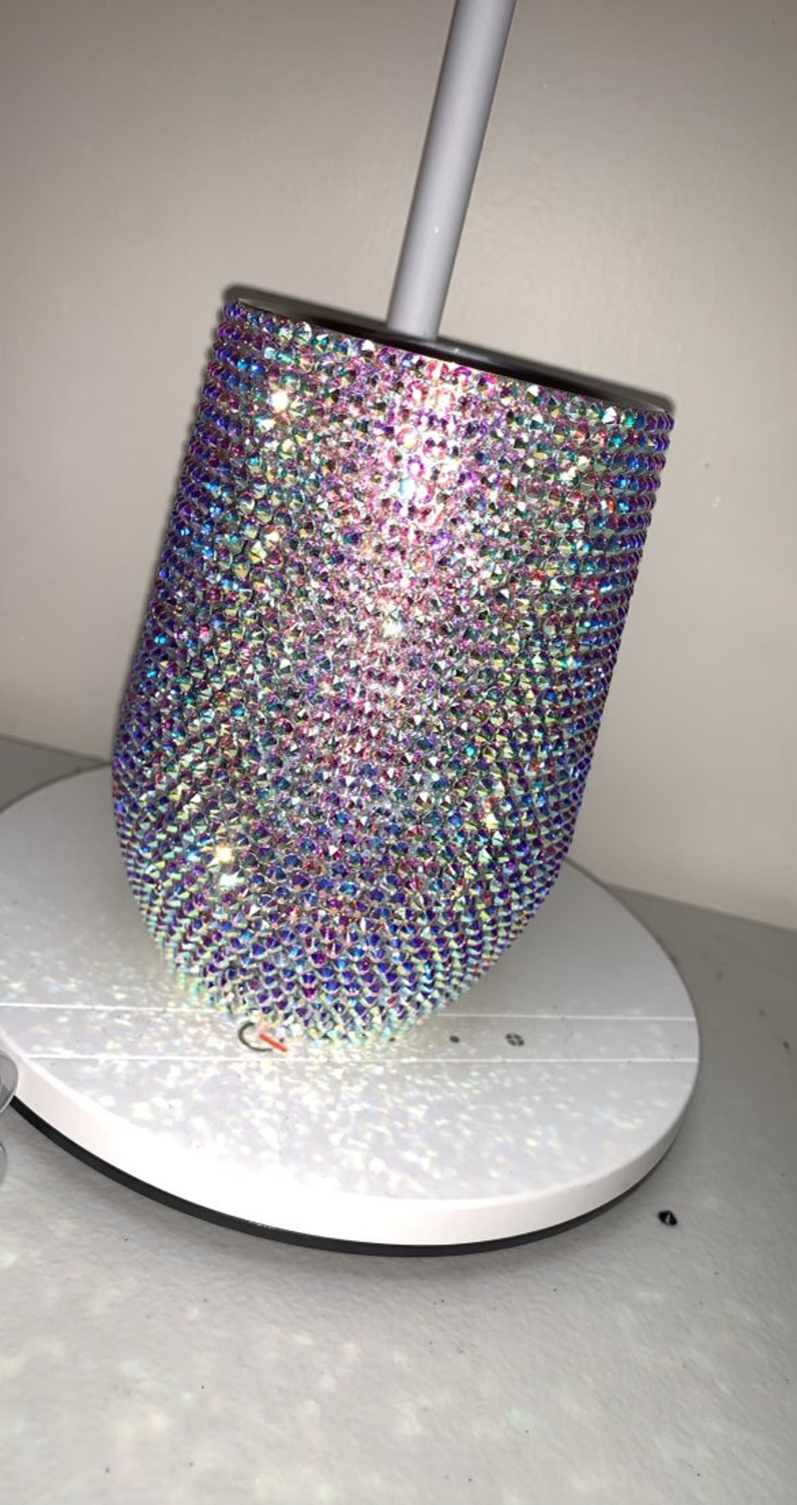 rhinestone wine tumbler
