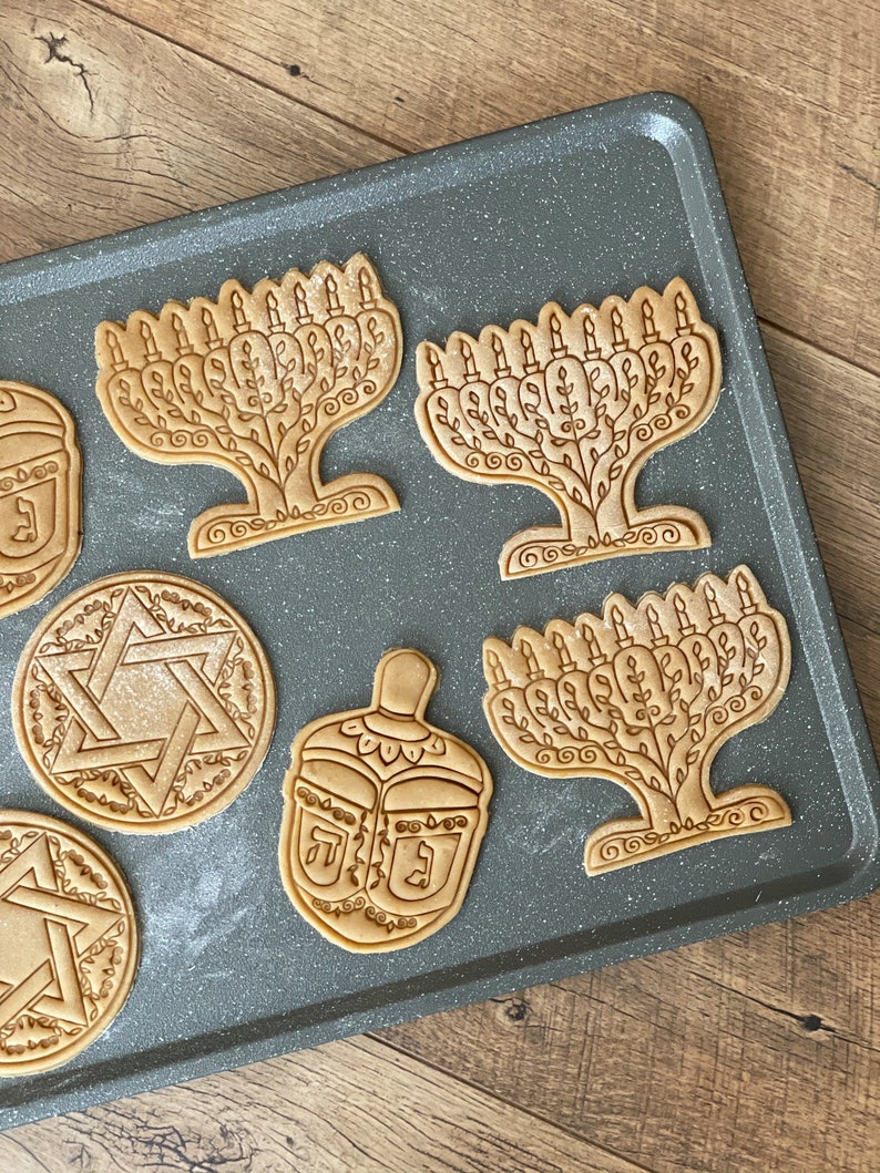 Premium Quality Set of 4 Cookie Cutters Mold Hamsa Magen David Etsy