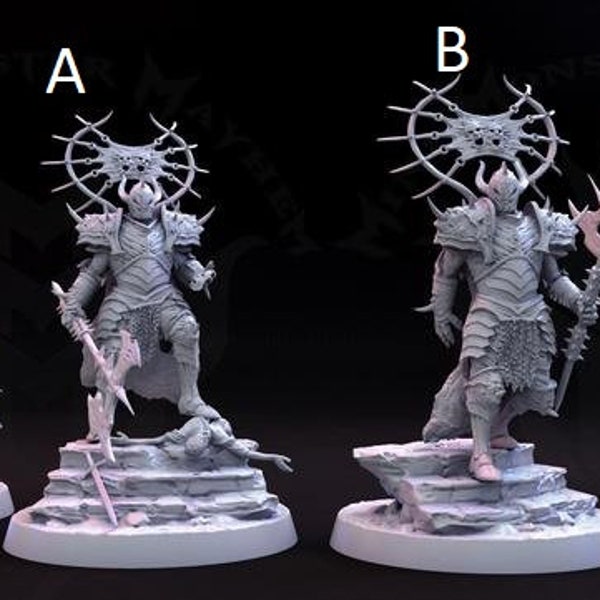 Flesh Carapace (2 Poses) \ 80mm Fantasy Miniature \ Horror \ Mini Monster Mayhem \ October