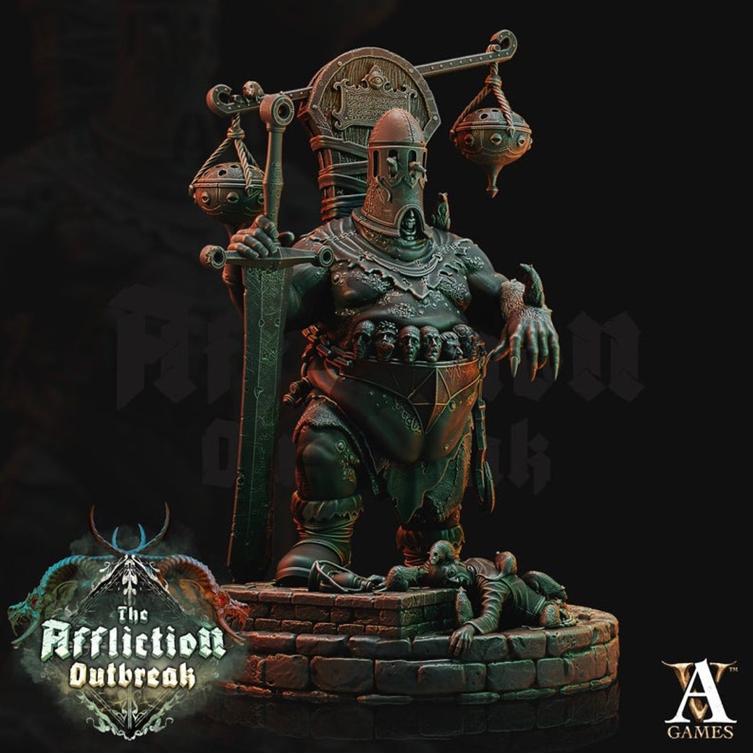 Rat Executioner The Executioner Rat\ 65mm Tall Fantasy Miniature\ D&D \archvillain ...
