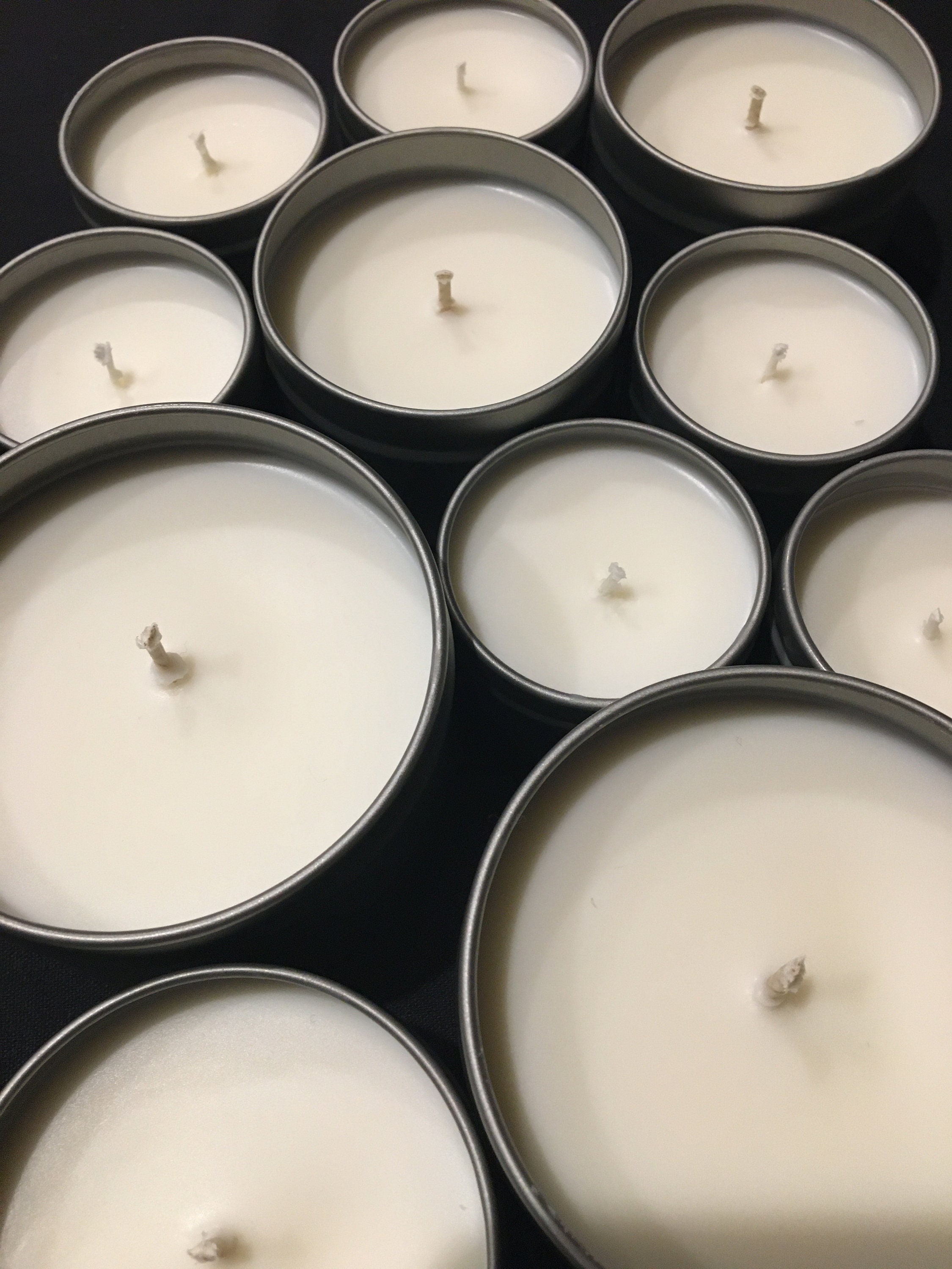 Soy Coconut wax Blend Candle in Tin Jar many scent and Etsy