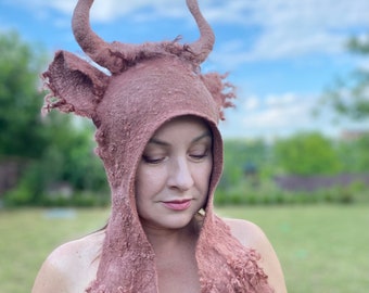 Buffalo Horn Hat - Etsy