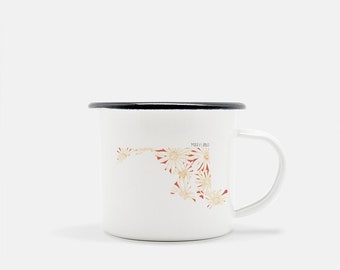 Maryland Black-Eyed Susan Camp Mug – State Flower Coffee & Tea Mug, Maryland Gift