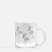 In the Meadow - Floral Glass Coffee & Tea Mug 