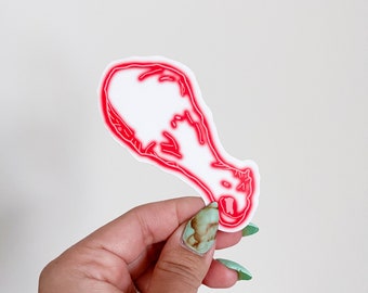 Hot Drumstick Sticker - Vinyl Sticker Decal
