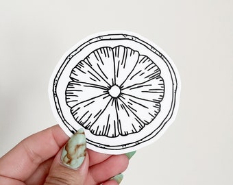 Citrus Orange Lemon Lime Slice Sticker - Vinyl Sticker Decal