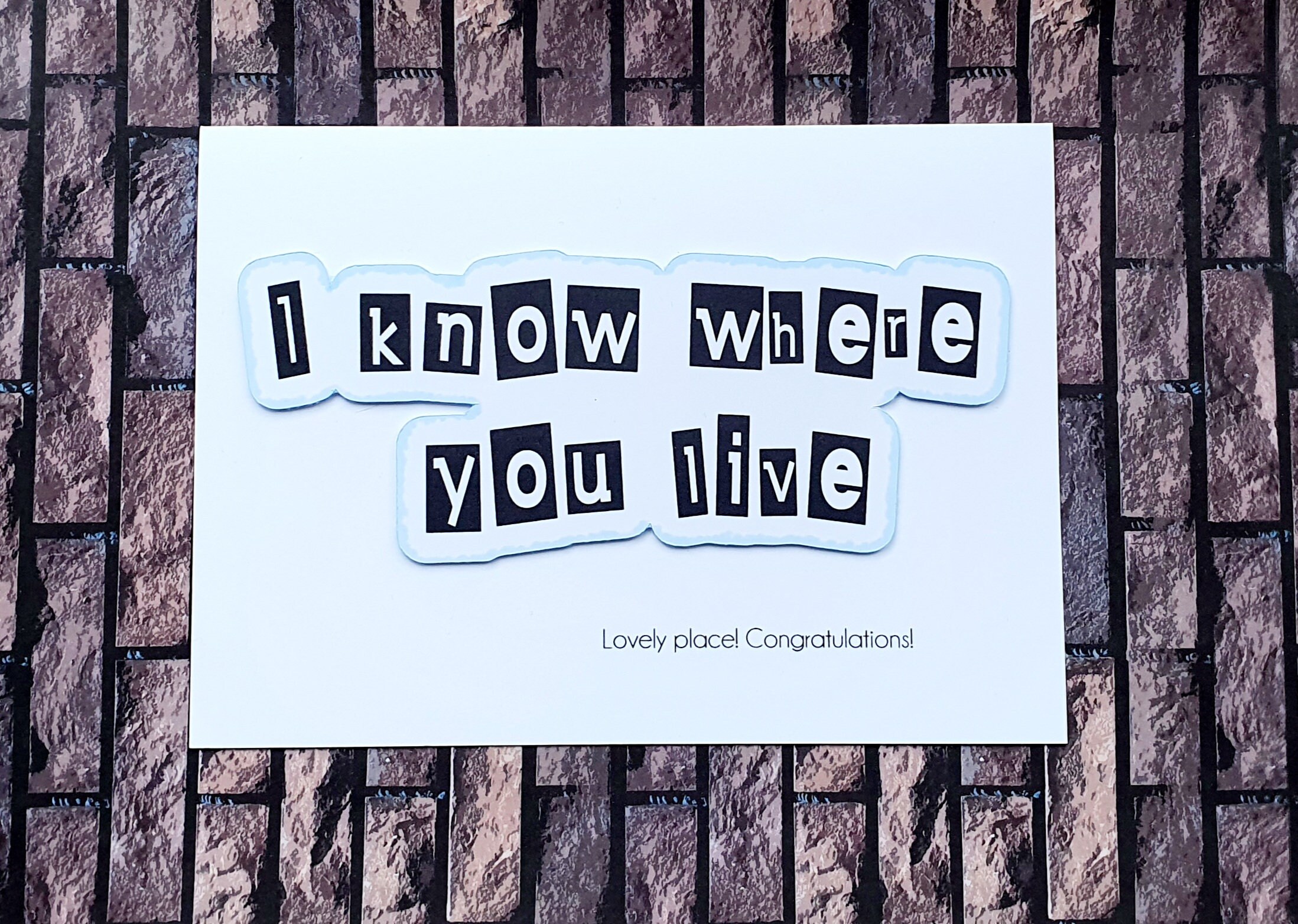 New home I know where you live... Etsy