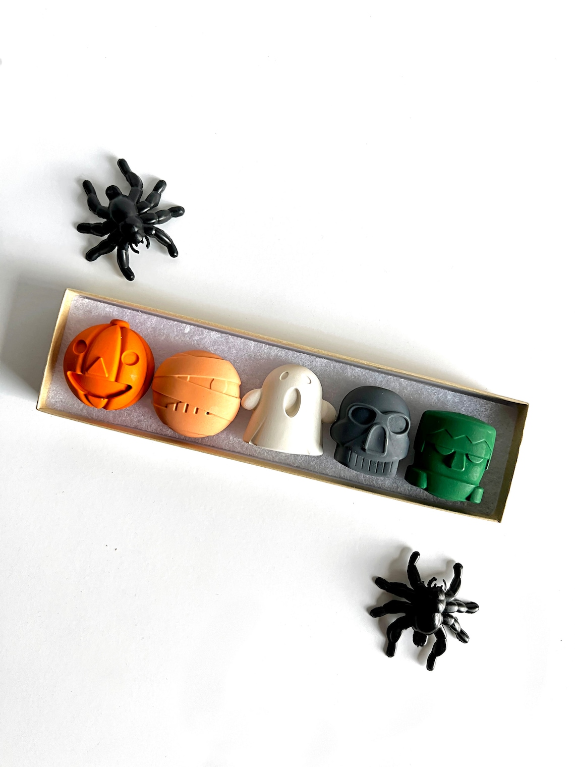 Assorted Monsters Crayon Box Ghost Crayon Halloween Etsy