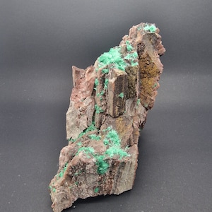 Malachite de Skorpion Mine Namibie pièce d&#39;armoire minérale fine, cristal décoratif de bureau, décor à la maison, art du cristal,