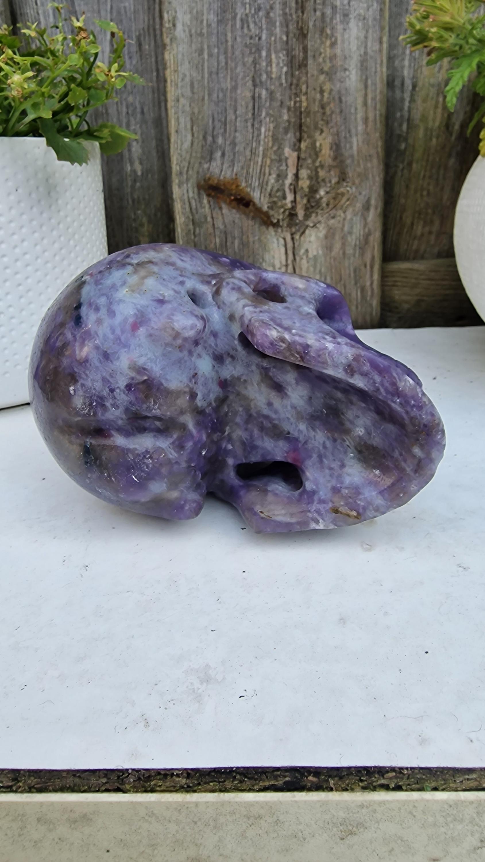 Crâne En Cristal De Roche Quartz – Sculpté à La Main – 4,3 Cm – Lithothérapie