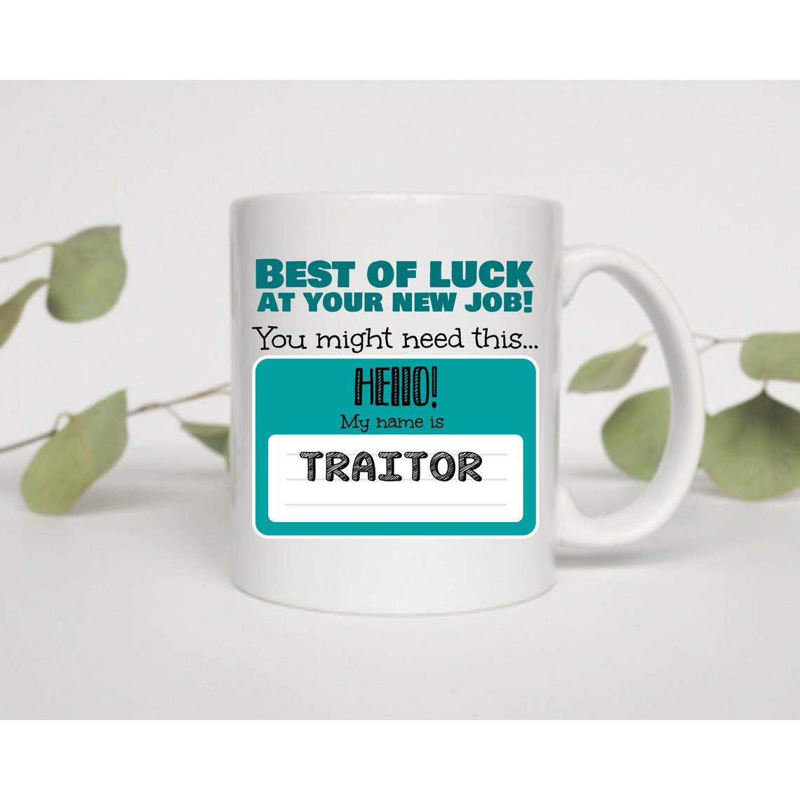 Best Of Luck At Your New Job Mug New Job Coffee Mug Best Of Etsy