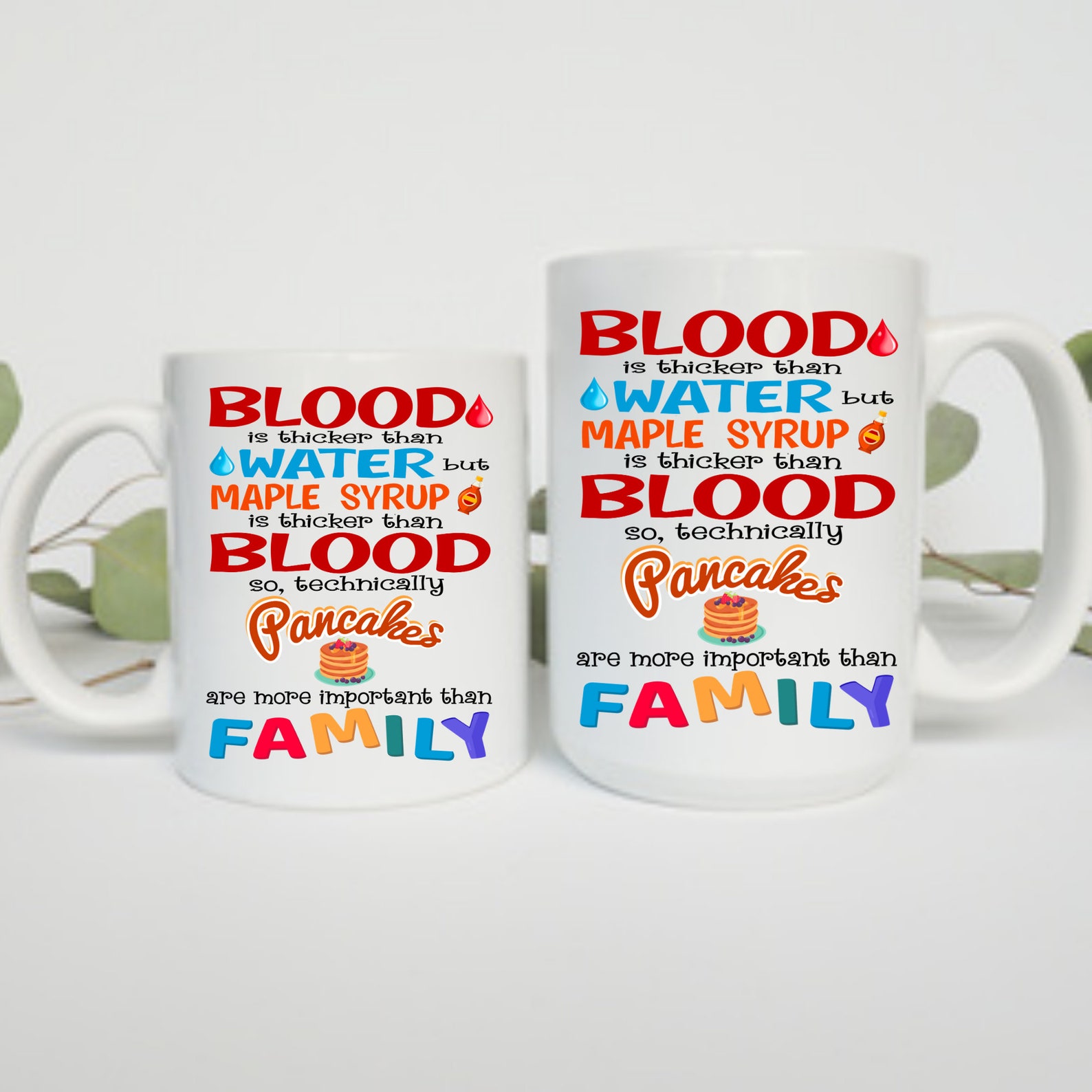 Blood Is Thicker Than Water But Maple Syrup