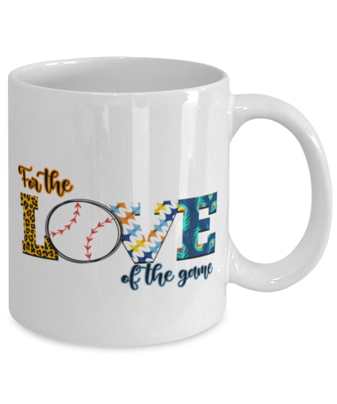 Baseball Coffee Mug For The Love Of The Game Baseball Mug Etsy