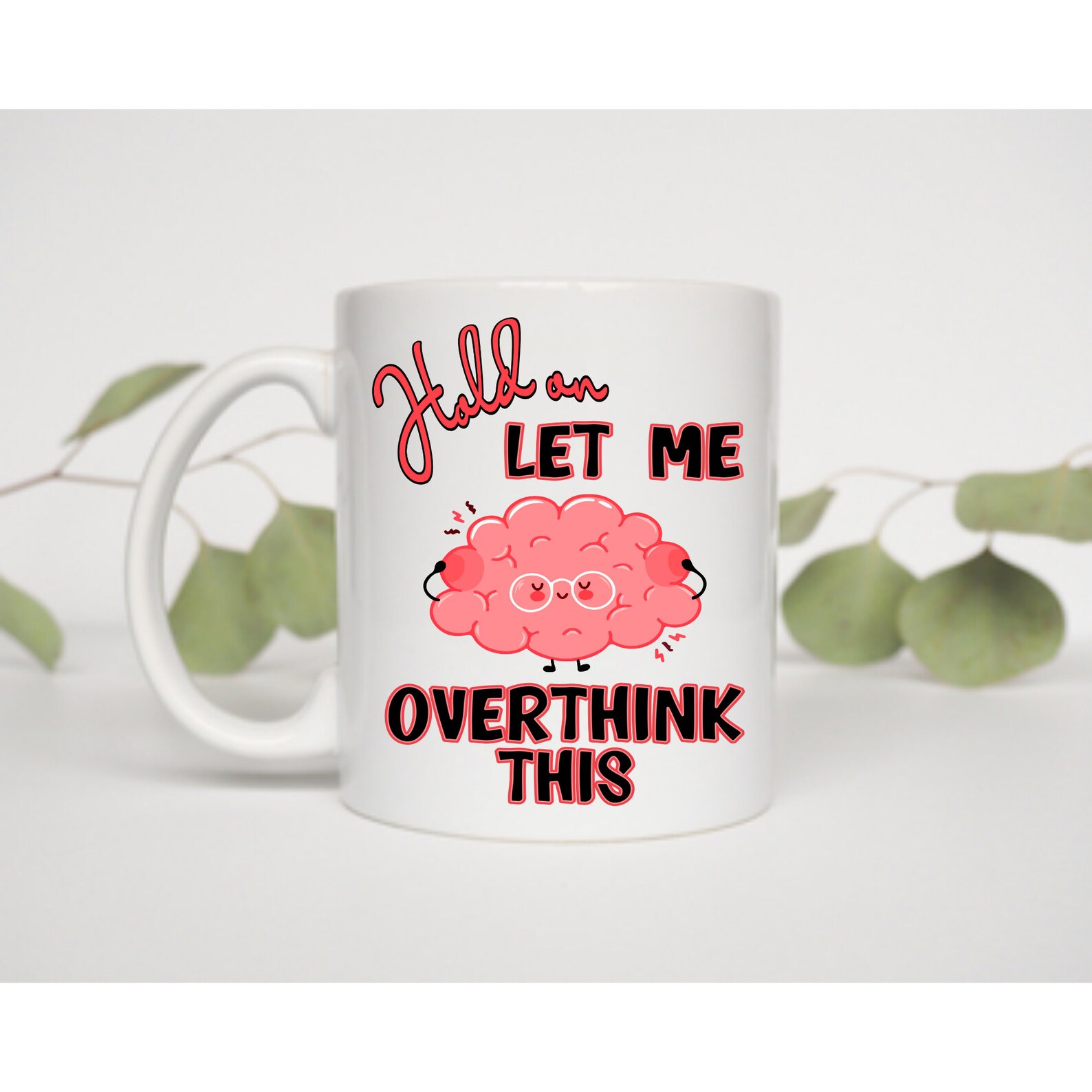 Human Brain Coffee Mug Brain Mug Mental Health Mug Etsy