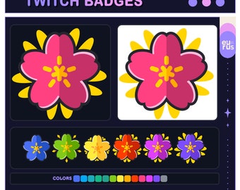 Sakura Emotes |  Twitch Sub & Bit Badges | Loyalty Badges | Discord Badges