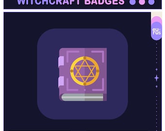 Witchcraft Badges Collection / Bit Badges / Emote / Cute sub badges / Witch/ Streamer / Pastel / youtube Badges