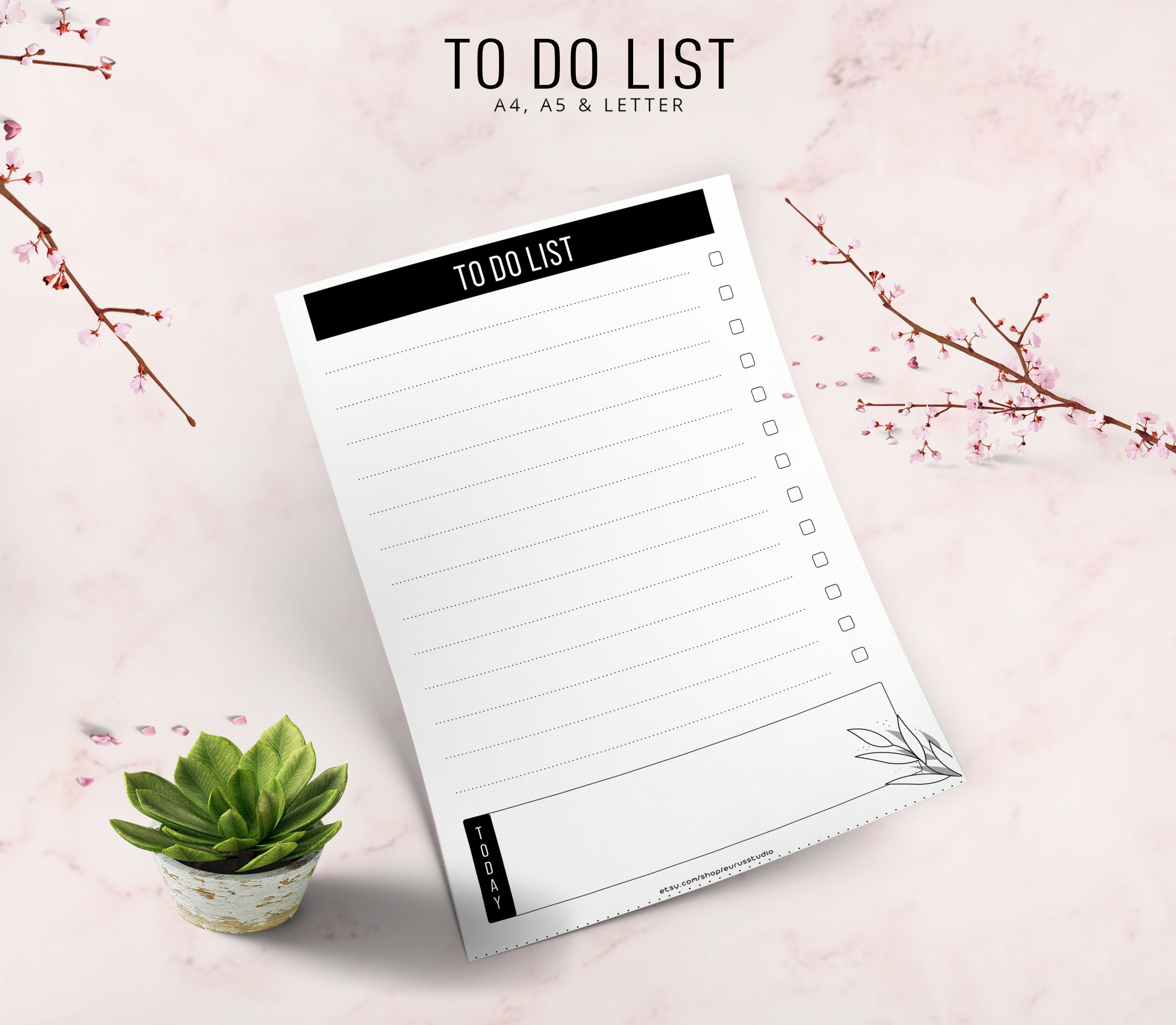 To Do List Etsy