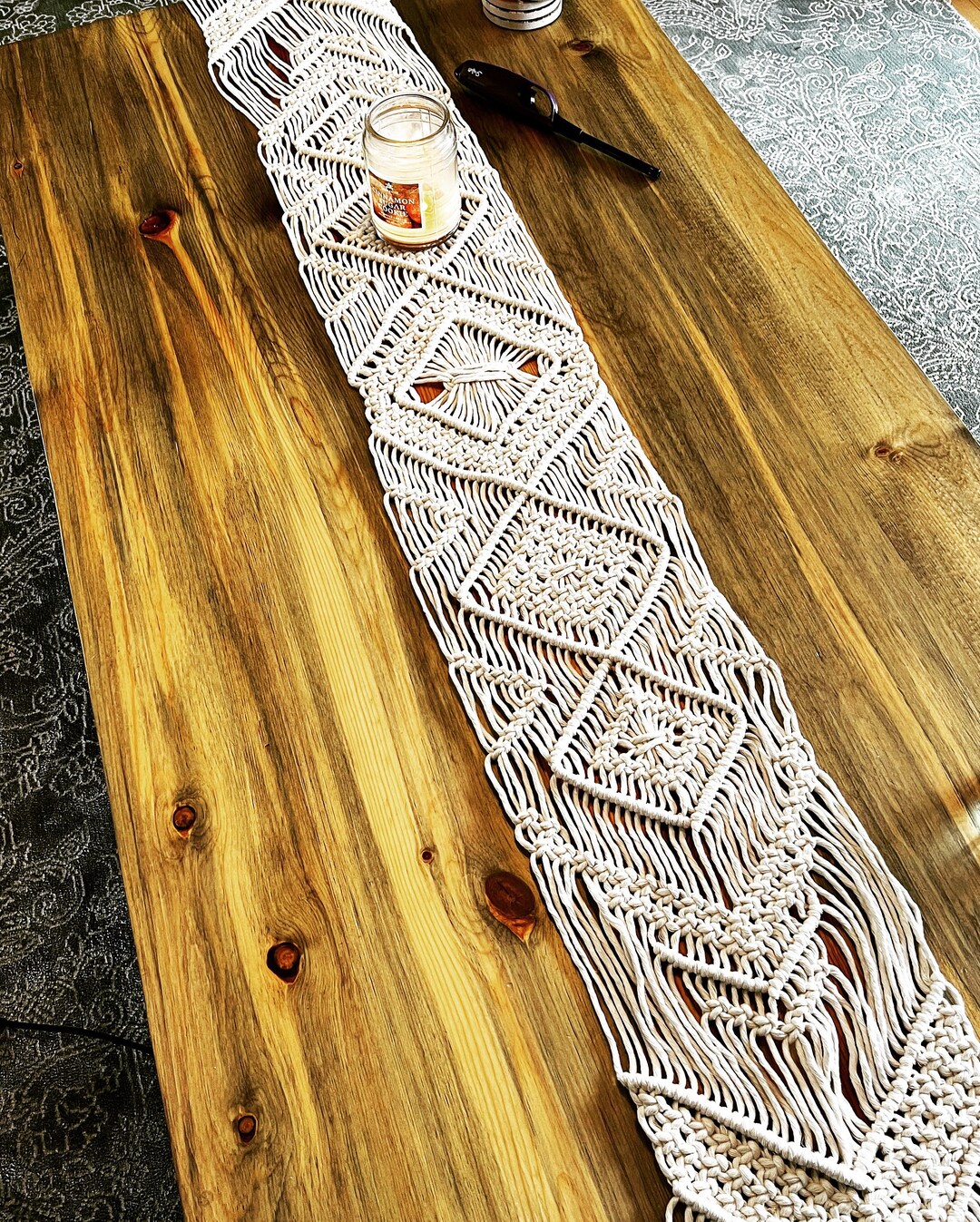 Macrame Table Runners Etsy