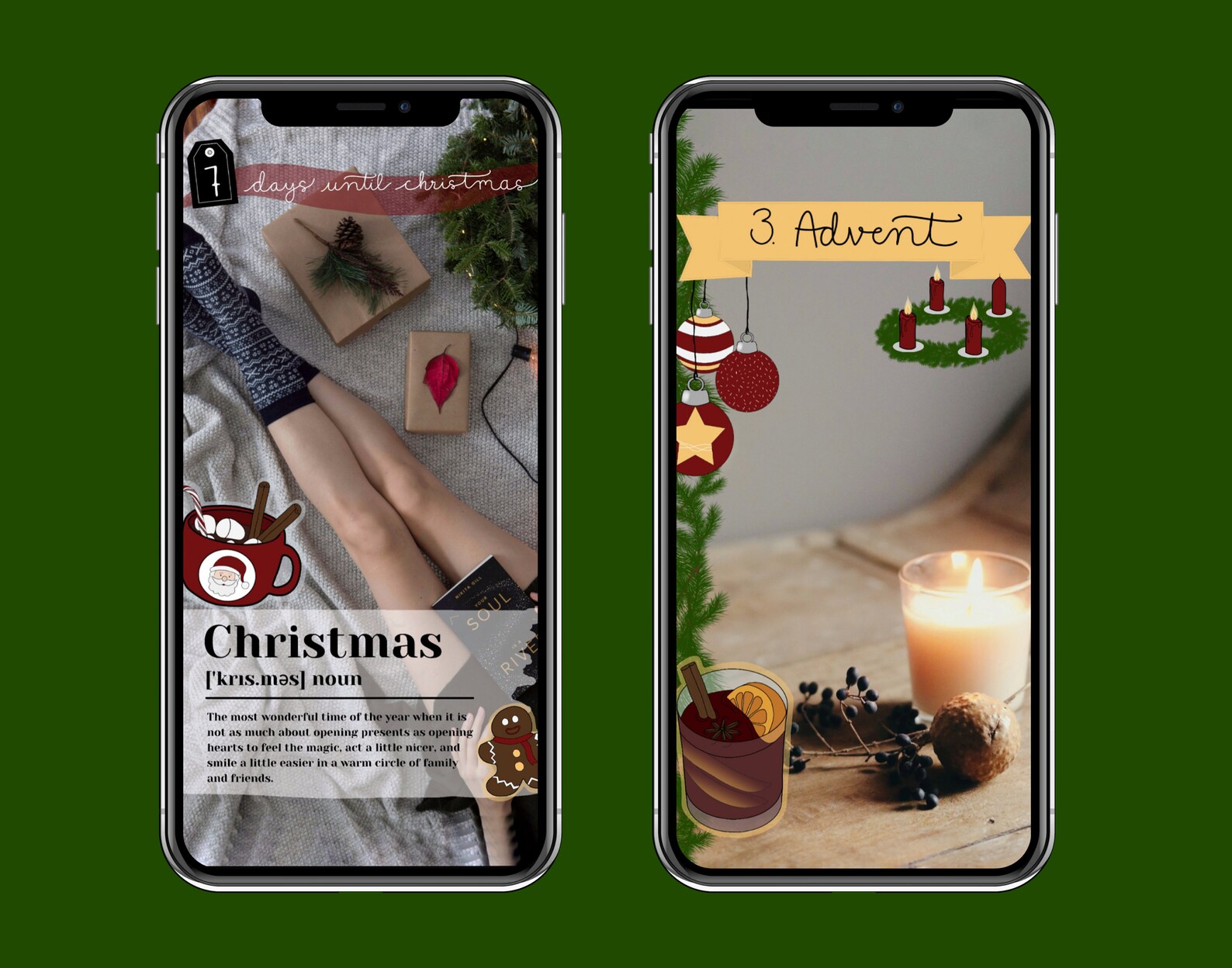 250 Instagram Story Sticker Weihnachten XXL Weihnachten Etsy