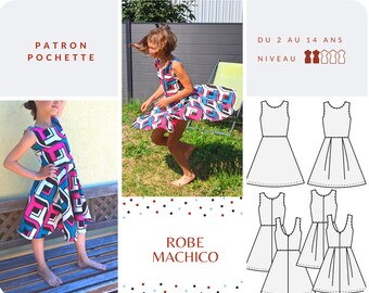 Patron Robe Enfant Etsy