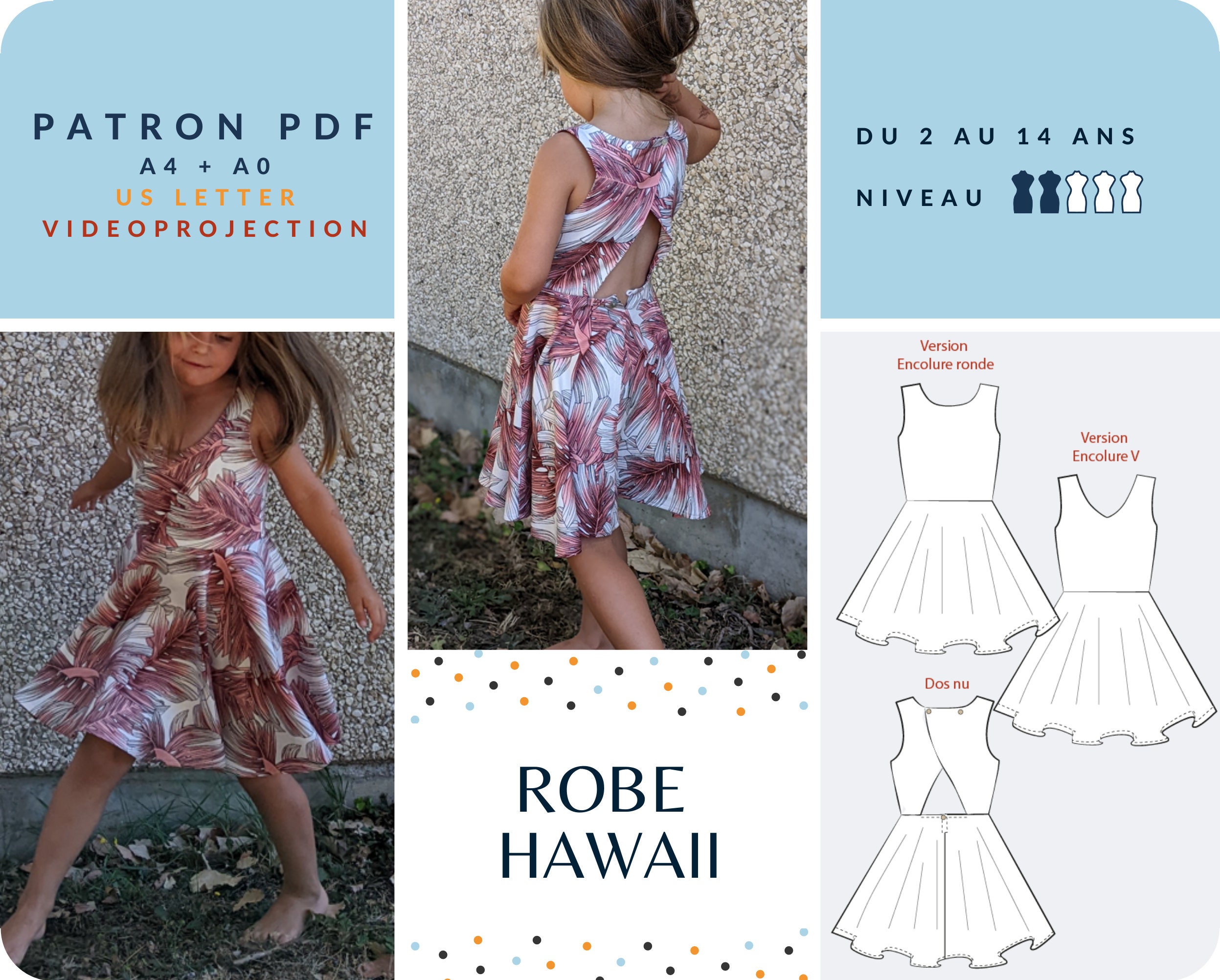 DIY mode : patron de robe de petite fille - Marie Claire