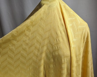 Coupon 2.40m -Viscose / yellow polyester