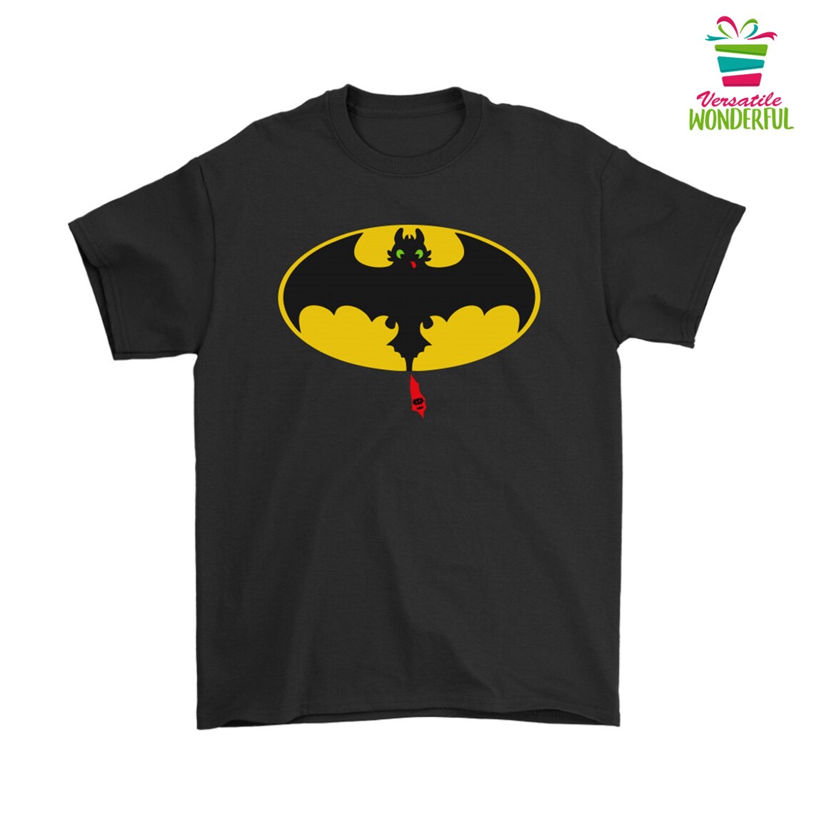 toothless batman shirt
