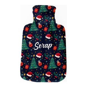 Personalized Hot water Bag, Hot water Bag For Christmas, Christmas Gift for custom, Hot Water Bottle for New Year, Warm Water Bag