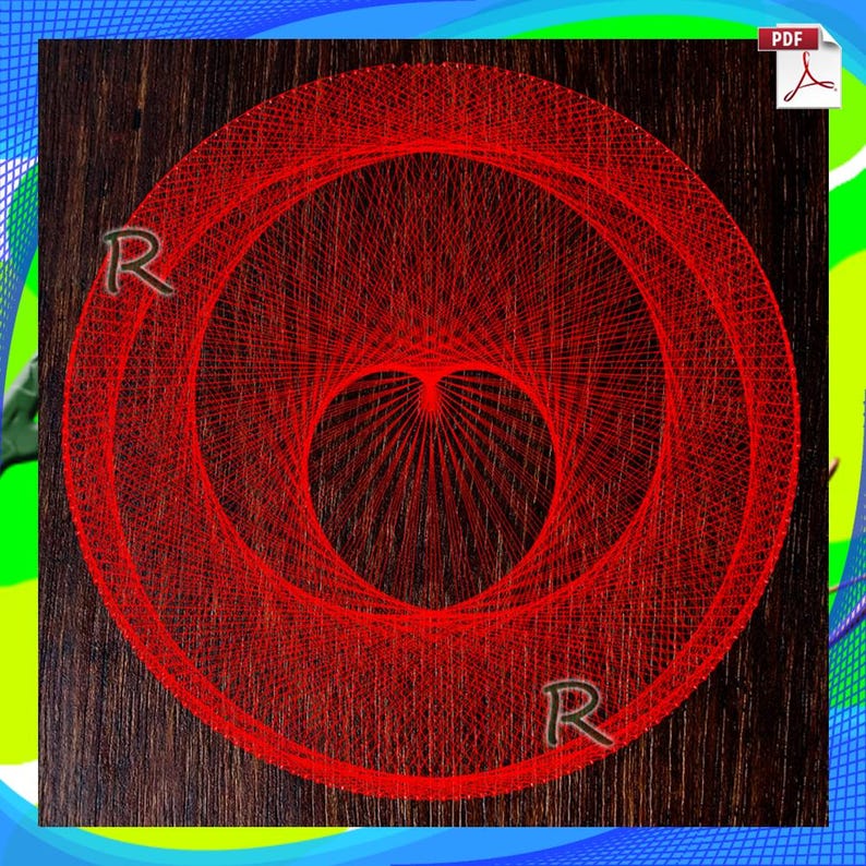 String Art Mandala DIY | Step by Step Instructions to Make String Art ...