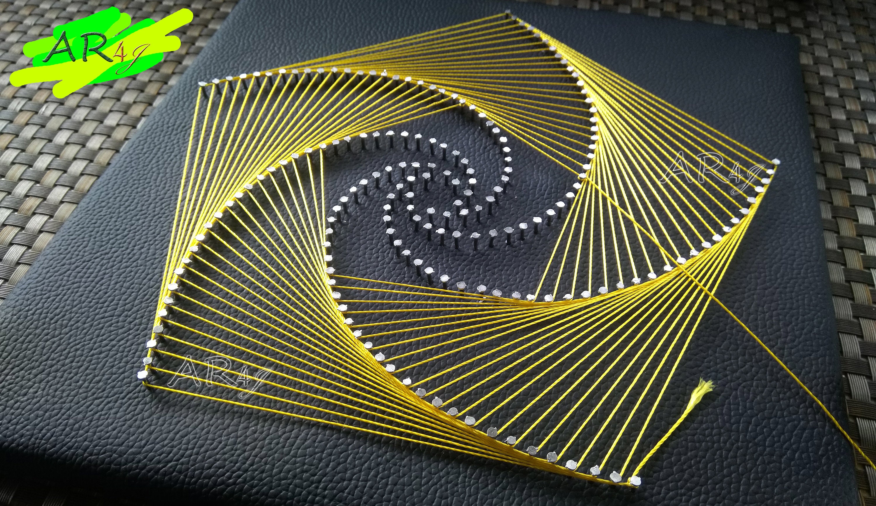 4 String Art Geometric Pattern DIY Bundle | Step by Step Instructions ...