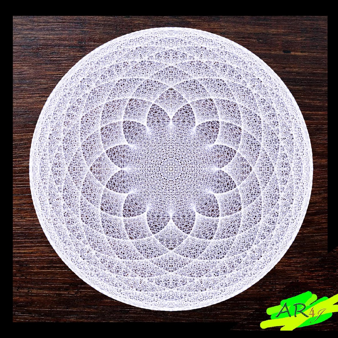 3 String Art Pattern DIY Bundle | Step by Step Instructions to Make ...