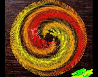 Sztuka sznurkowa | instrukcje krok po kroku, jak wykonać sztukę sznurkową | Sztuka sznurkowa DIY | Projekt sztuki sznurkowej | Jak wykonać sztukę sznurkową | Pobieranie cyfrowe