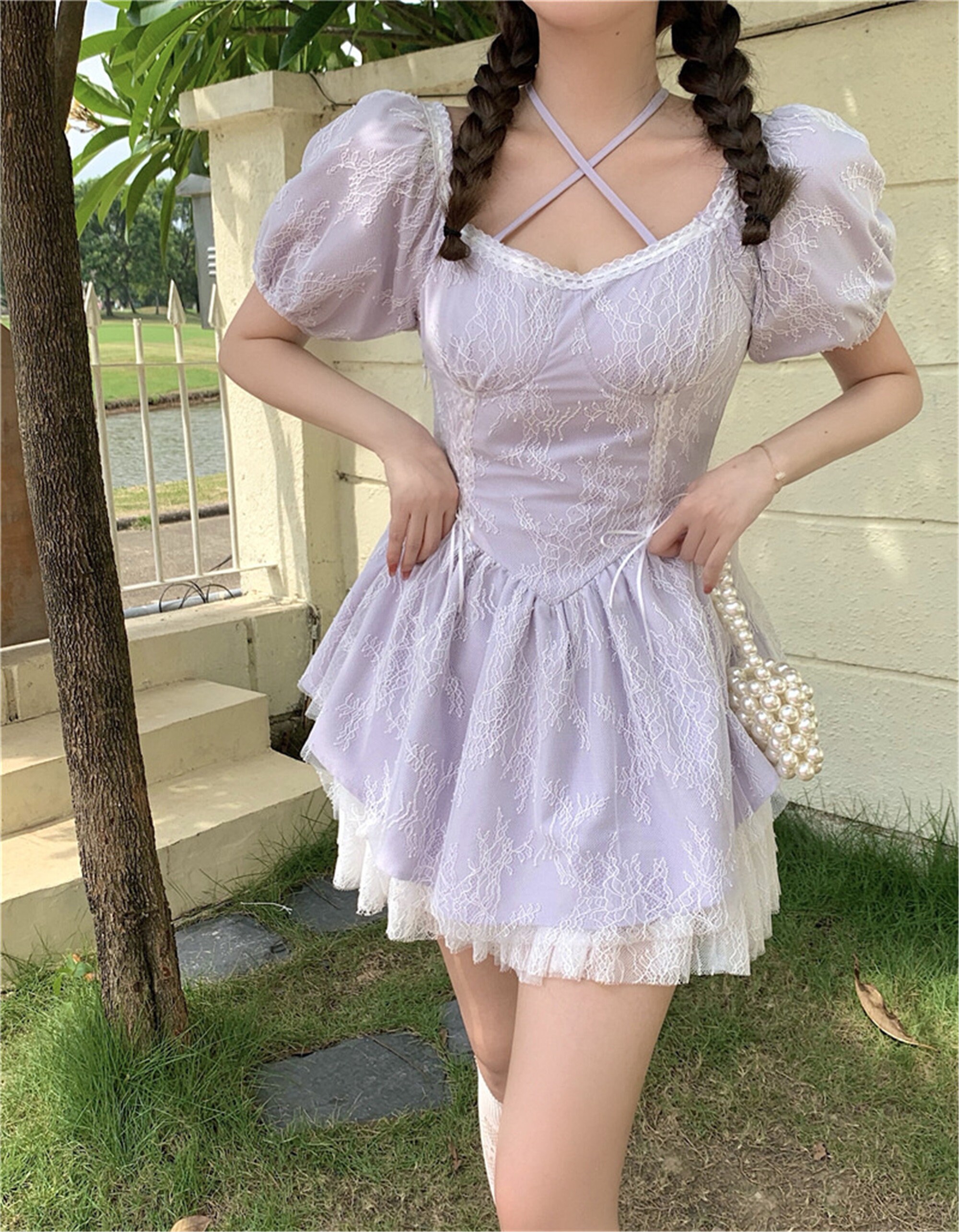 Cottagecore Milkmaid DressFairy First Love DressPuff Sleeve Etsy