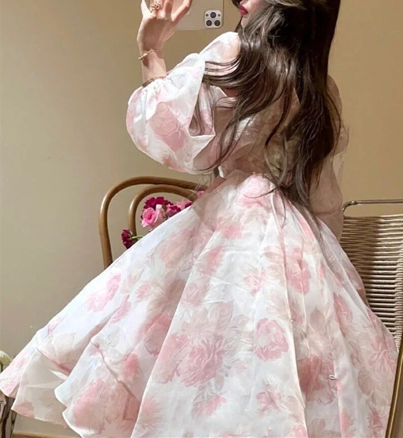 French Pink Tea Break Dresstulle Prom Dress Fairy Dress Etsy