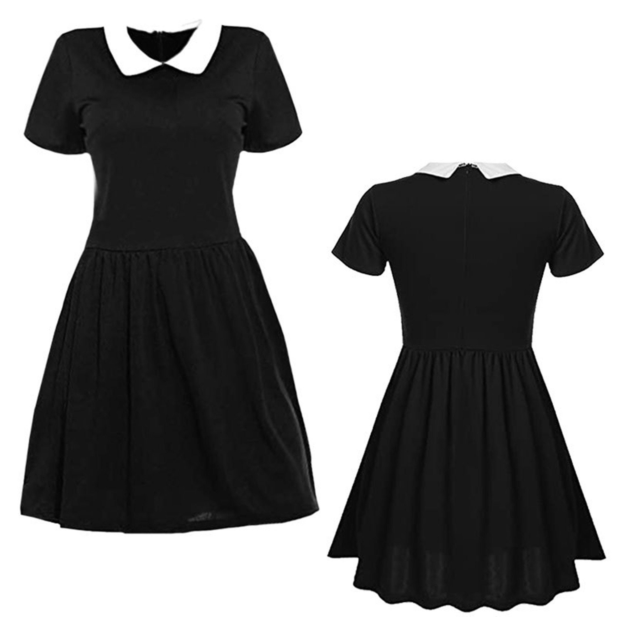 Halloween Black Dresshalloween Cosplay Dresscosplay Etsy